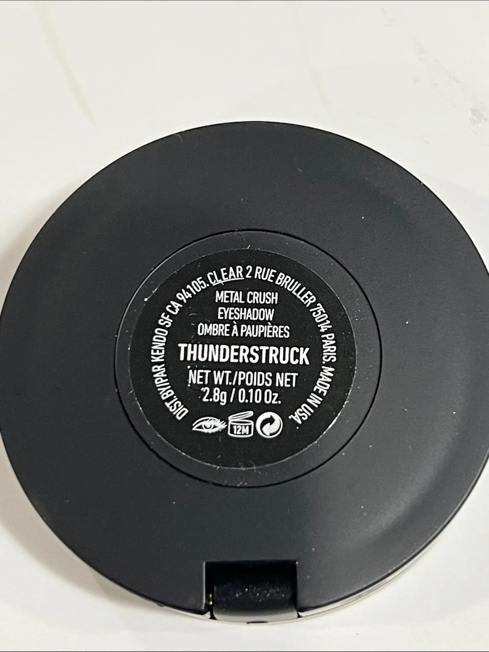 Rare KVD Beauty Metal Crush Eyeshadow Single in Thunderstruck